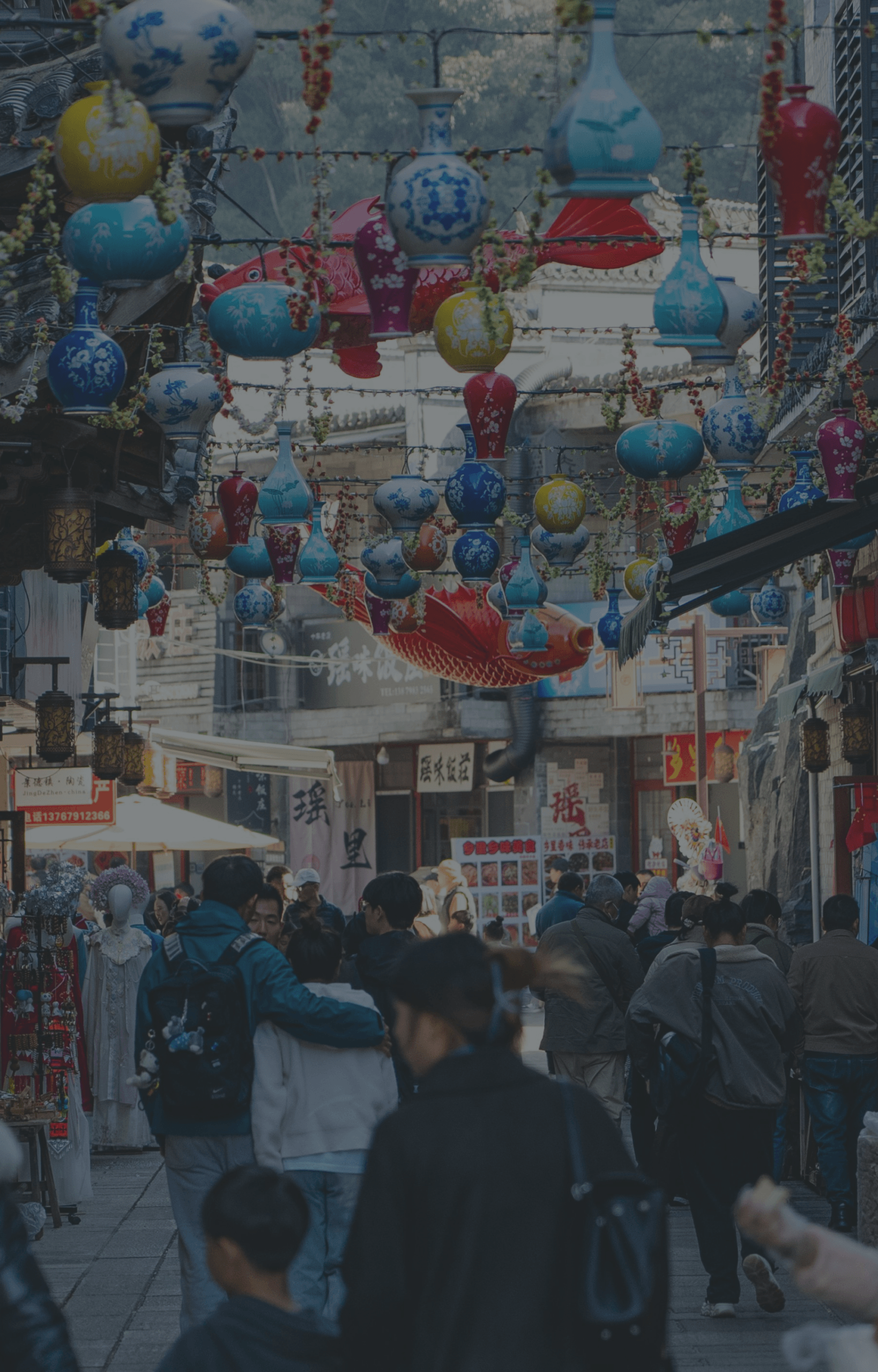 chinese-market-street-colourful-lanterns-ceramic-decorations-dark-overlay